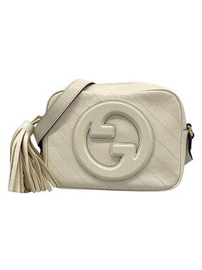 Gucci Shoulder Bag Blanc Ivory Leather
